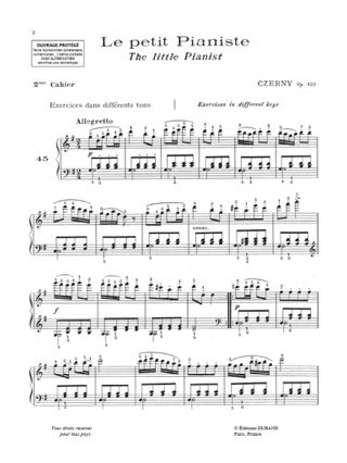 Le Petit Pianiste Opus 823 Volume 2 - CZERNY - Partition - Piano